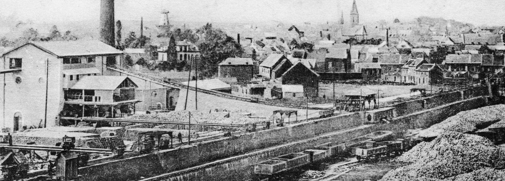 Panorama de Lessines, 1890 - Archives du Cercle archéologique de Lessines Panorama de Lessines, 1890